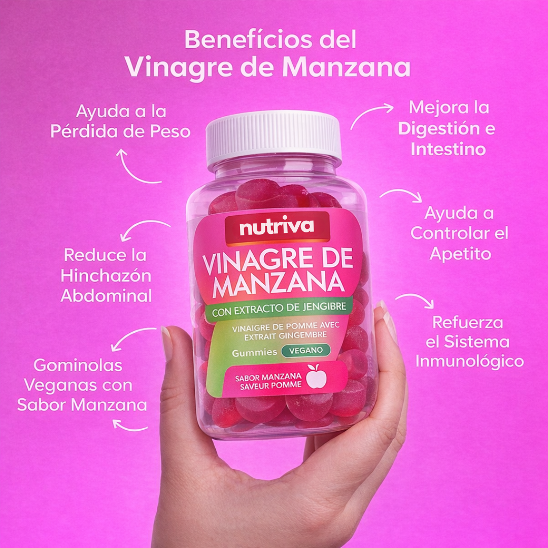 Gummies Vinagre de Manzana - 60 Gominolas