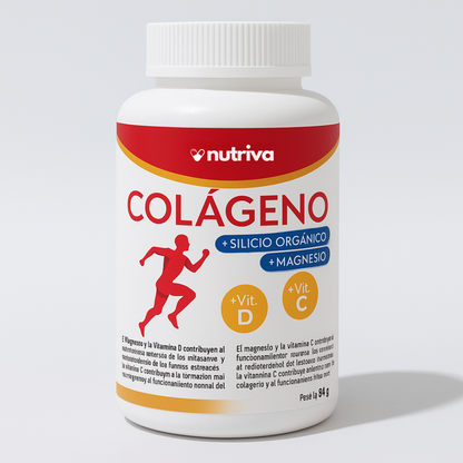 Suplemento de Colágeno Hidrolizado con Magnesio y Silicio – 120 Cápsulas