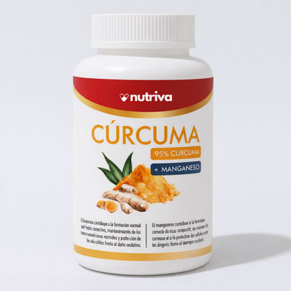 Suplemento de Cúrcuma con Manganeso - 30 Cápsulas